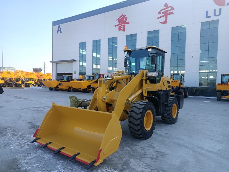 Quick Hitch Luxury Cabin Wheel Loader with Multifunctional Accessories