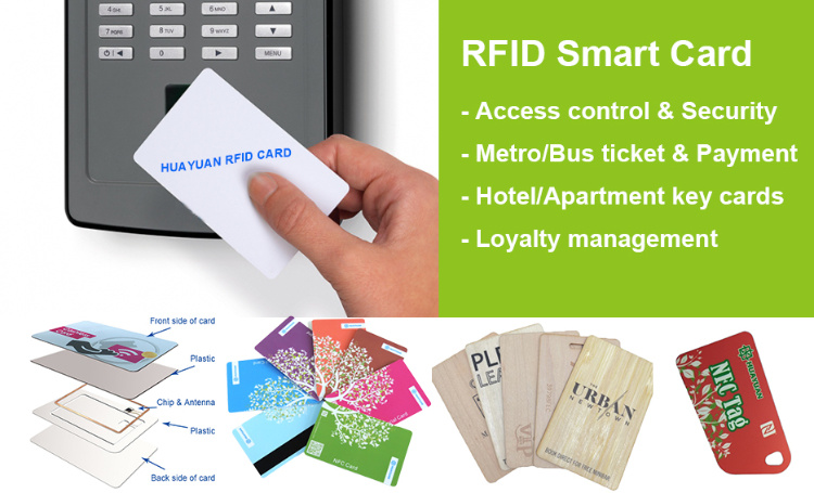 Public Transportation Passive MIFARE Ultralight C NFC PVC Tickets RFID Card