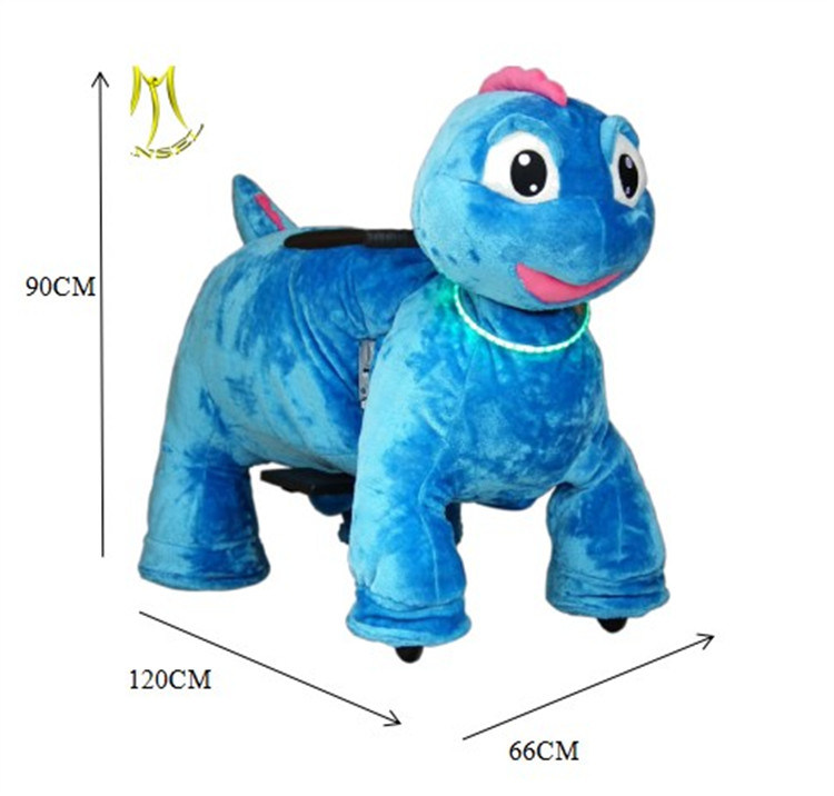 Hansel Jungle Animal Ride Electric Plush Animal Scooters for Shopping Mall