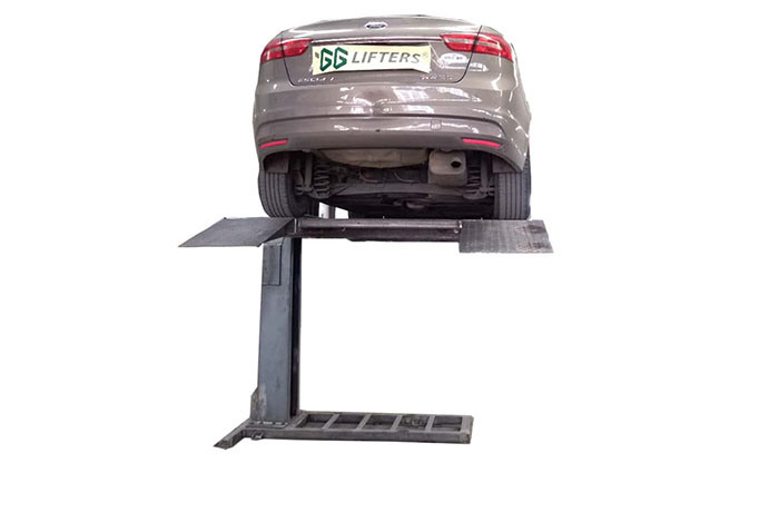 Single 1 Post auto Car parking lift with Parking width 2000 mm
