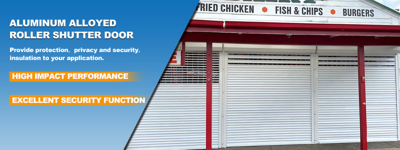 Industrial Electric Fire Rated Roller Shutter for Warehouse or Shopping Centers