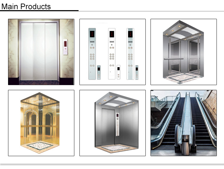 Safe and Comfortable, Machine Room Passenger Elevator; Sightseeing Elevator, Escalator, Moving Walkway