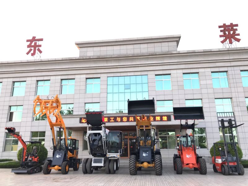 Luxury Cabin Mini Wheel Loader with Quick Hitch