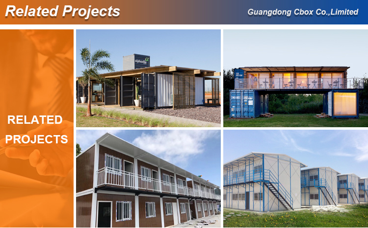 Two Story Container Office Building Prefabricated Hotel Building Maison