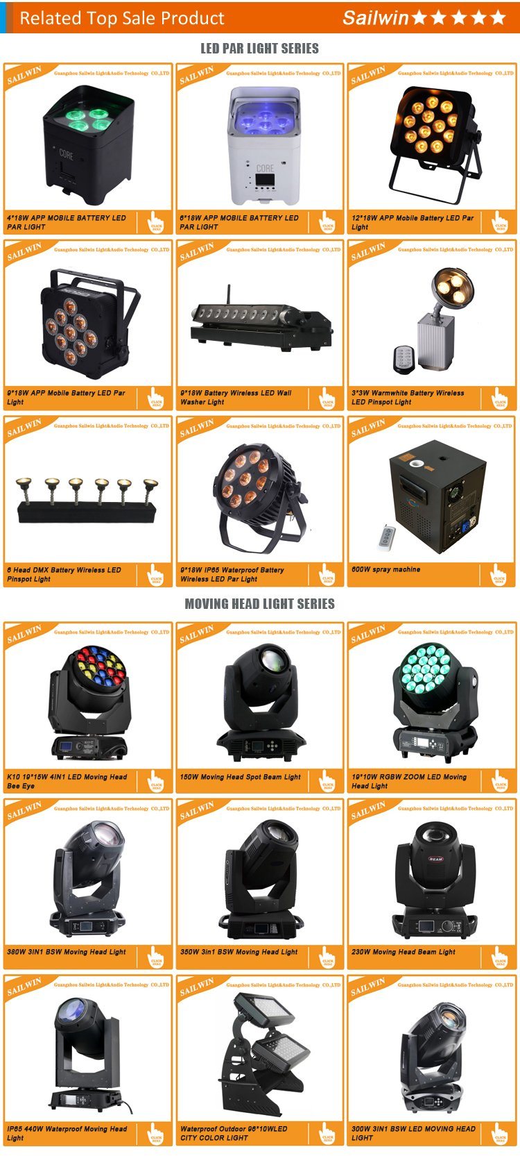12*10W 4in1 RGBW CREE LED Moving Head Beam Light