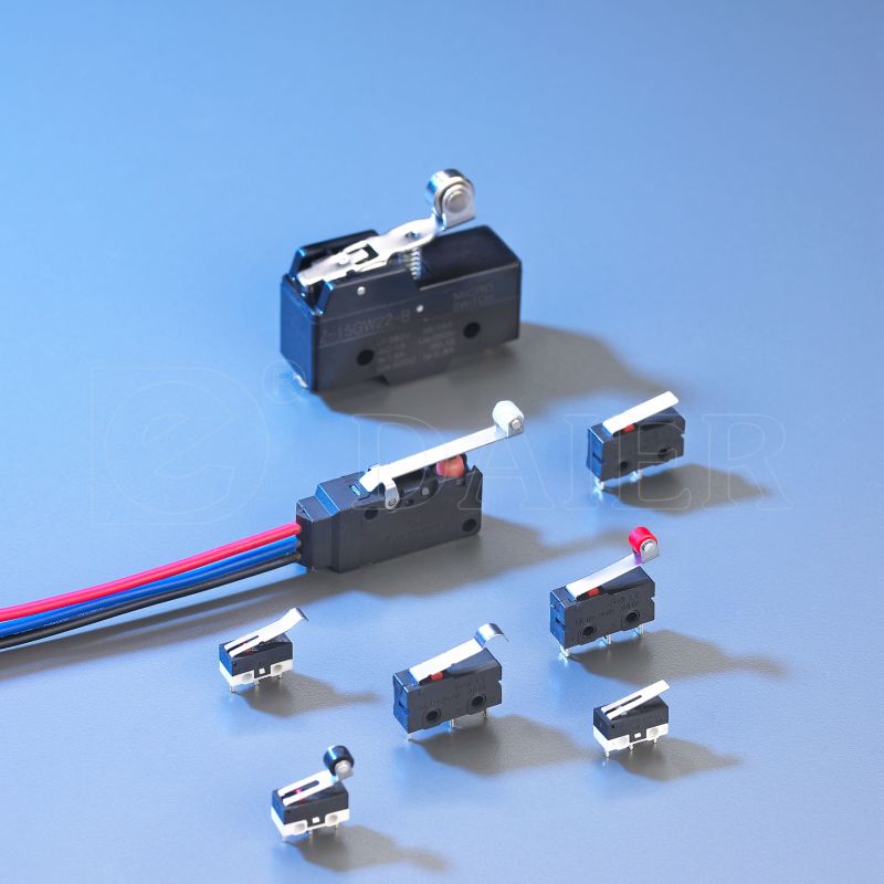 Arc Lever IP67 Waterproof Micro Limit Switch with Wire Leads