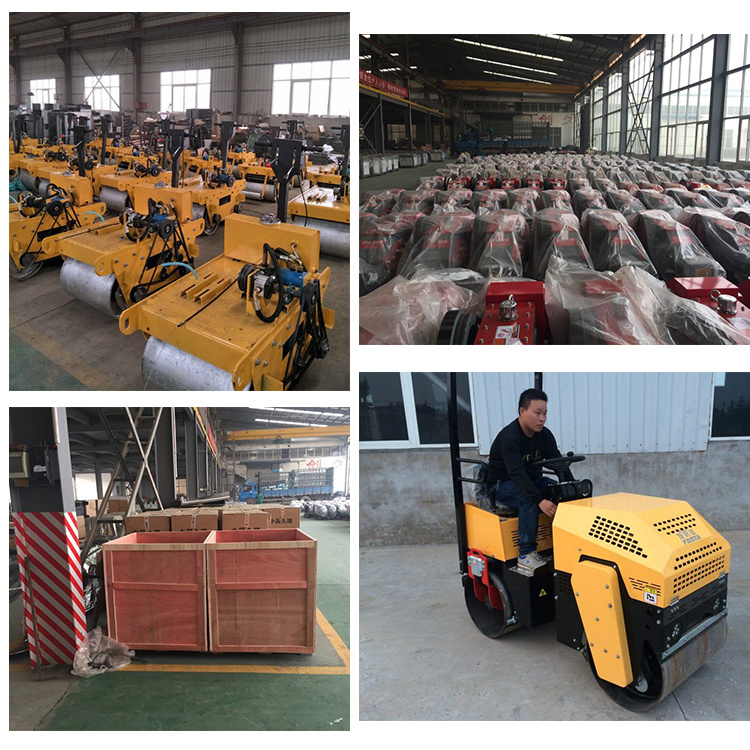 Hydraulic Walk Behind Double Drum Vibratory Road Roller