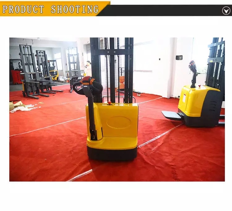 Chinese Reach Walking Fork Lift Electrical Stacker 1ton 1.5ton Forklifts