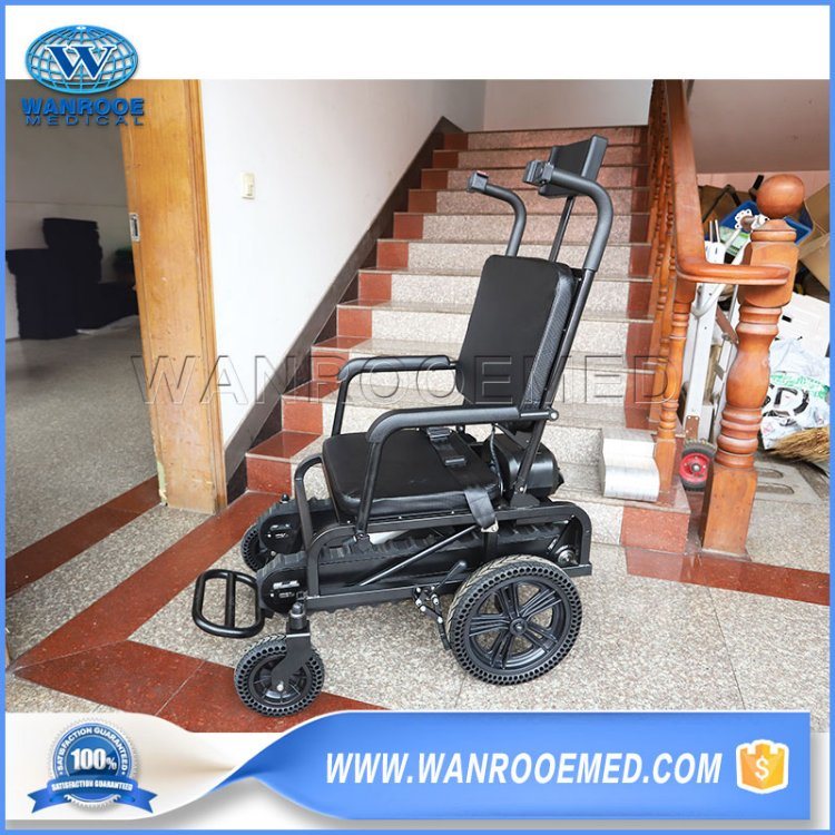 Ea-5fpn Disabled Recliner Back Mororized Automatic Stair Stretcher Climbing Power Wheelchair