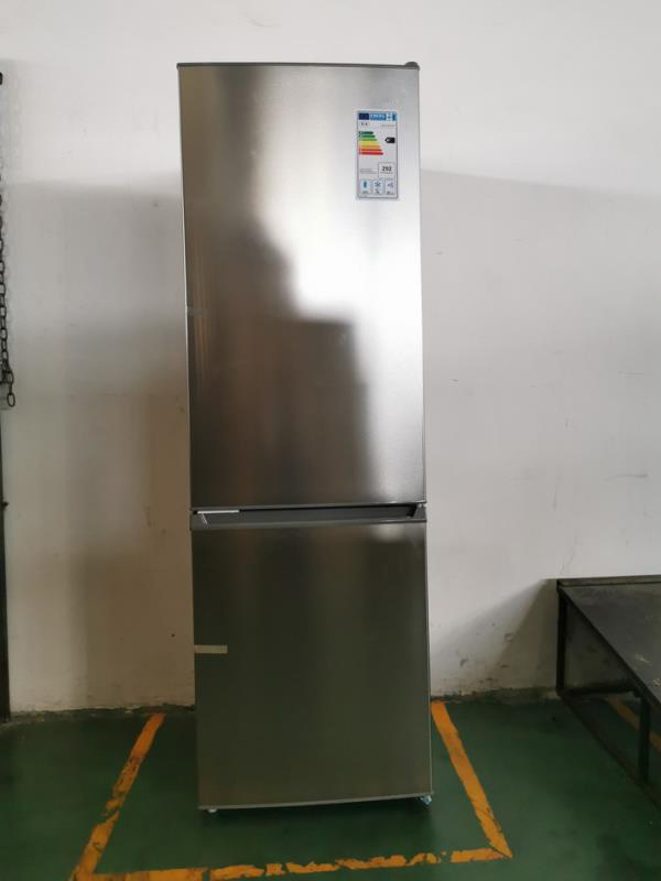 175L Home Use Defrost Stainless Steel Refrigerator with Bottom Freezer