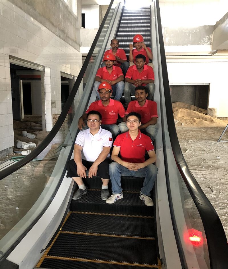 30 or 35 degree shopping mall passenger conveyor escalator