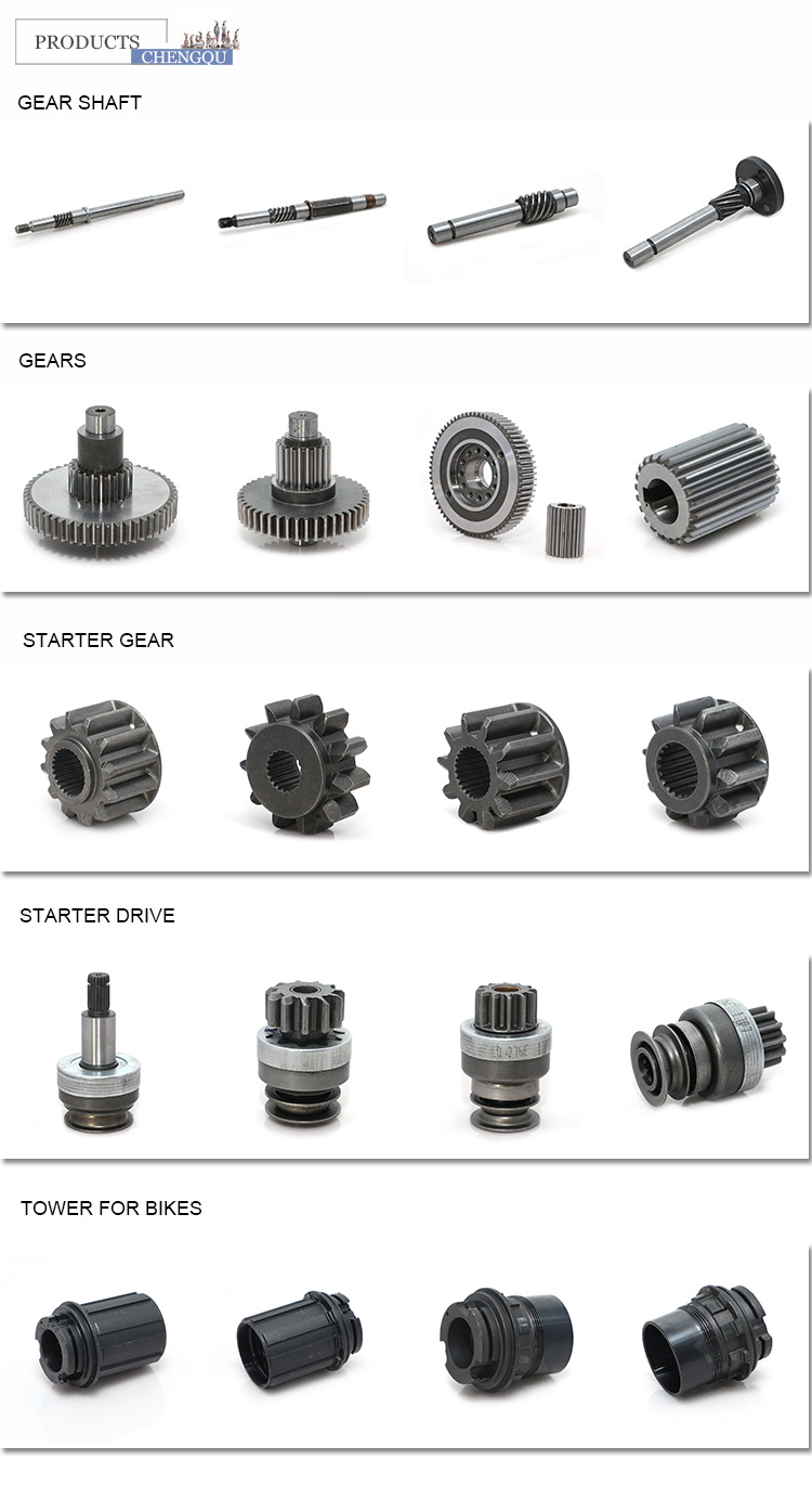 High Precision Customized Transmission Gear Spur Gear Shaft for Gearbox and Reducer