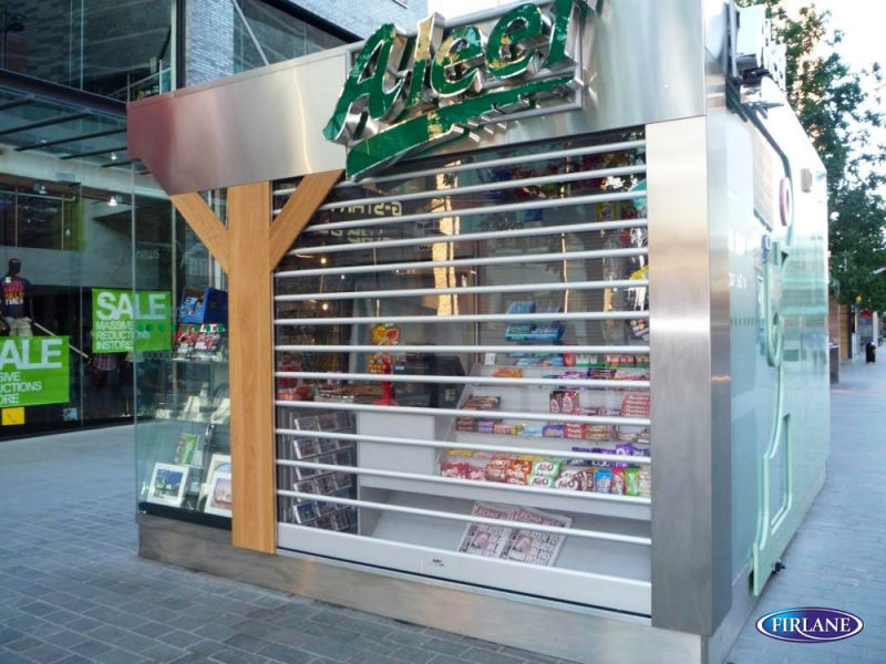 Commercial Shopping Center Store Polycarbonate Rolling Shutter Door