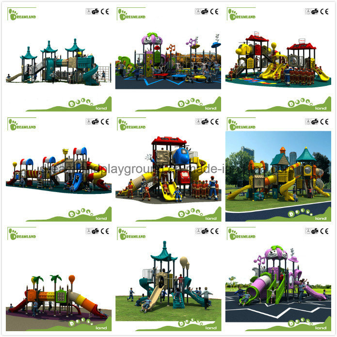 Colorful Plastic Slide Commercial Outdoor Playground Amusement Park Kids Outdoor Playground
