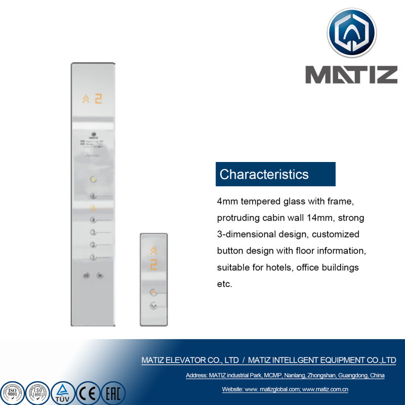 Matiz Advanced Design Luxury Small Villa Elevator Lift for Home Use