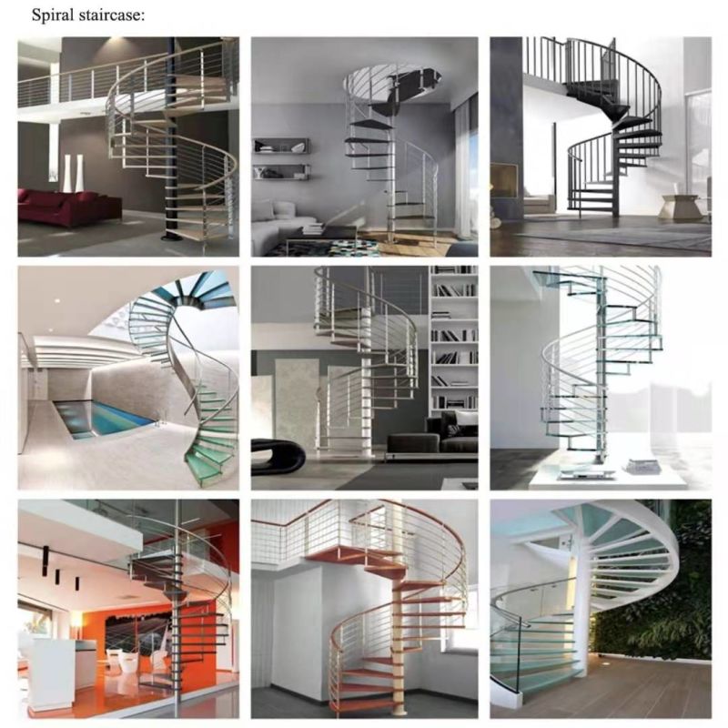 Idl 2021 Hot Sale Modern Style Wooden Spiral Staircase/Stair/Ladder