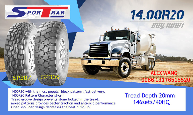 385/55r22.5 385/65r22.5 Truck Tire for Drive Wheels TBR Sportrak