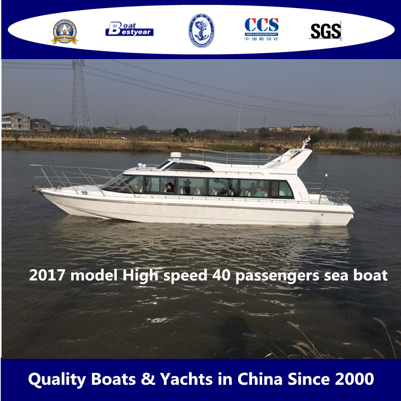 Bestyear 15.8m Sea Coast High Speed Boat for 40 Passengers