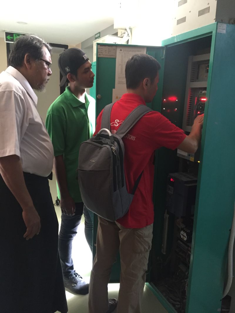 SANYO 320kg Passenger Lift Parts Home Elevator for Villa