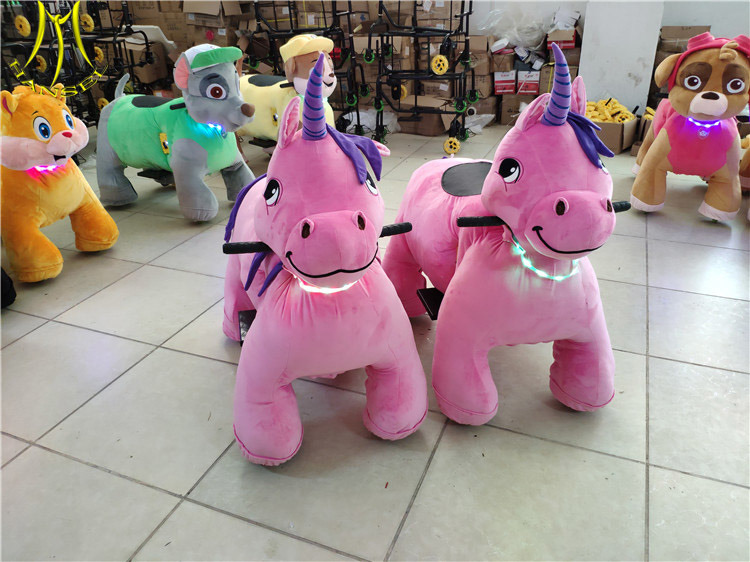 Hansel Coin Operated Kiddie Ride Electric Animal Ride Unicorn for Shopping Mall