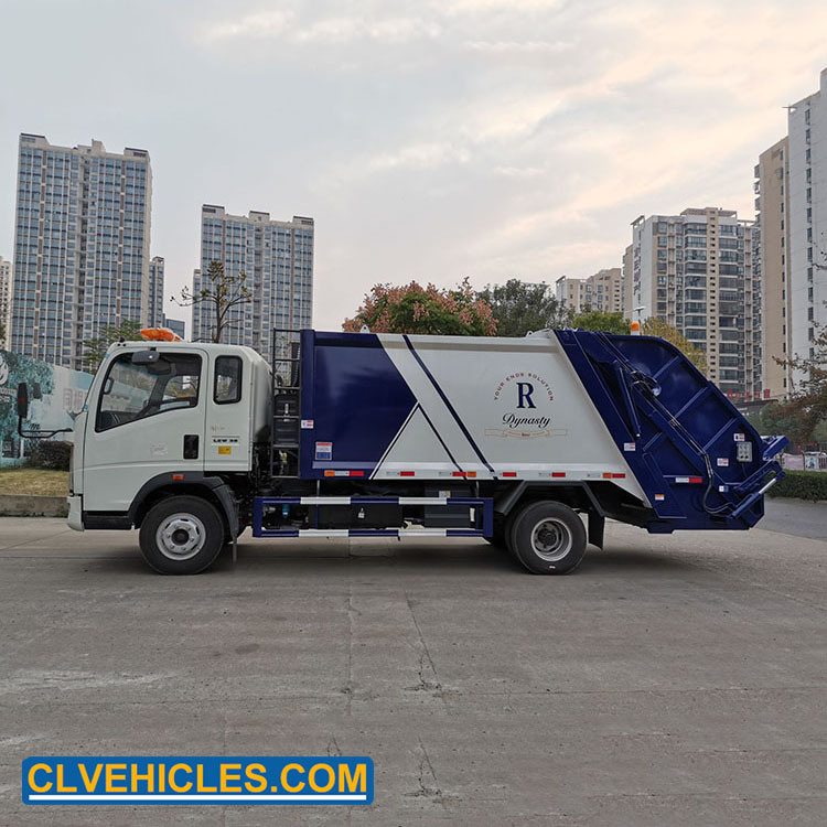 Sinotruk HOWO 4X2 Garbage Compactor Vehicle Garbage Compressed Vehicles