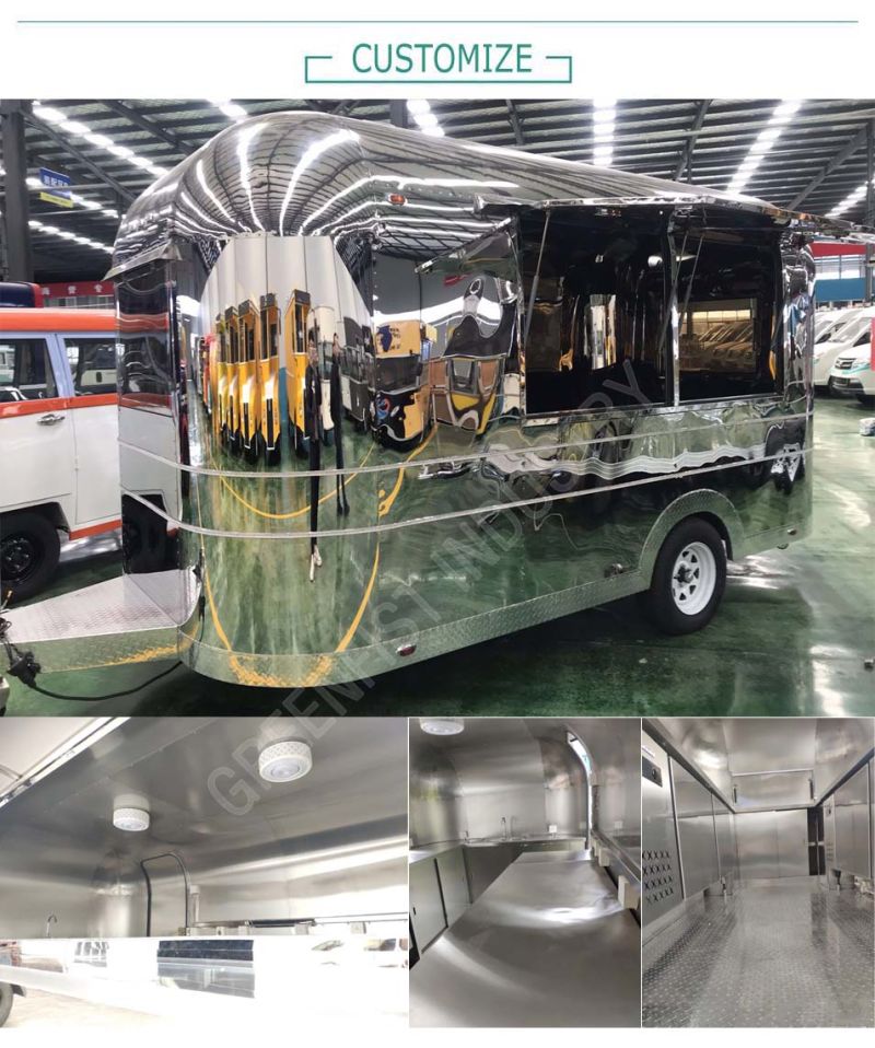 Mobile Kitchen Food Cart Airstream Food Trucks Mobile Food Cart