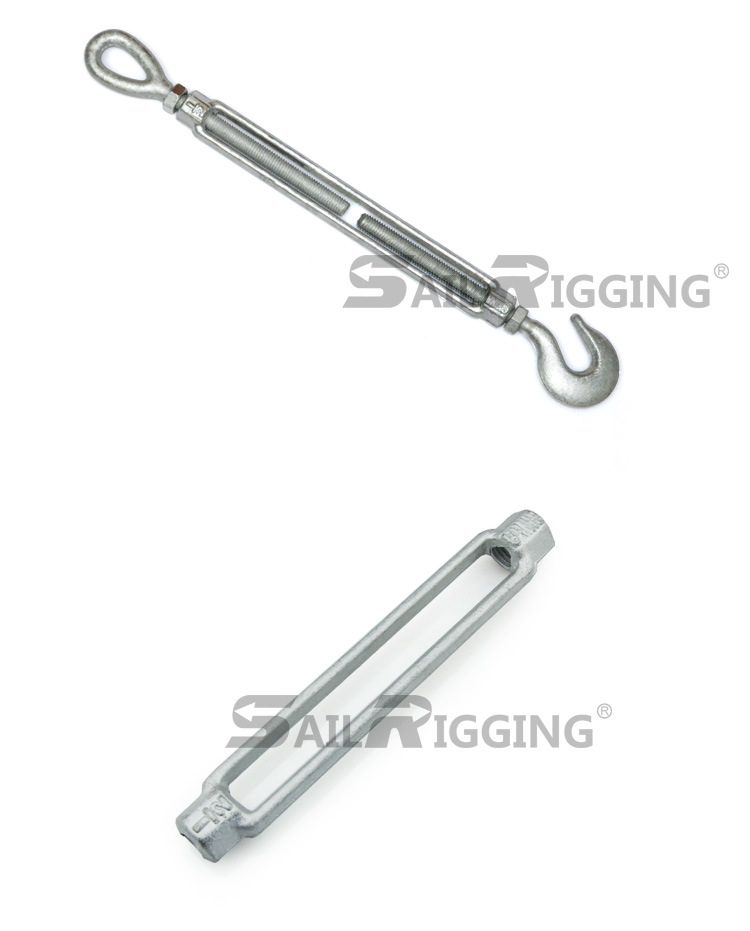 Rigging Hardware Heavy Duty Lifting Wire Rope Turnbuckle with Thimble Fork and Fork