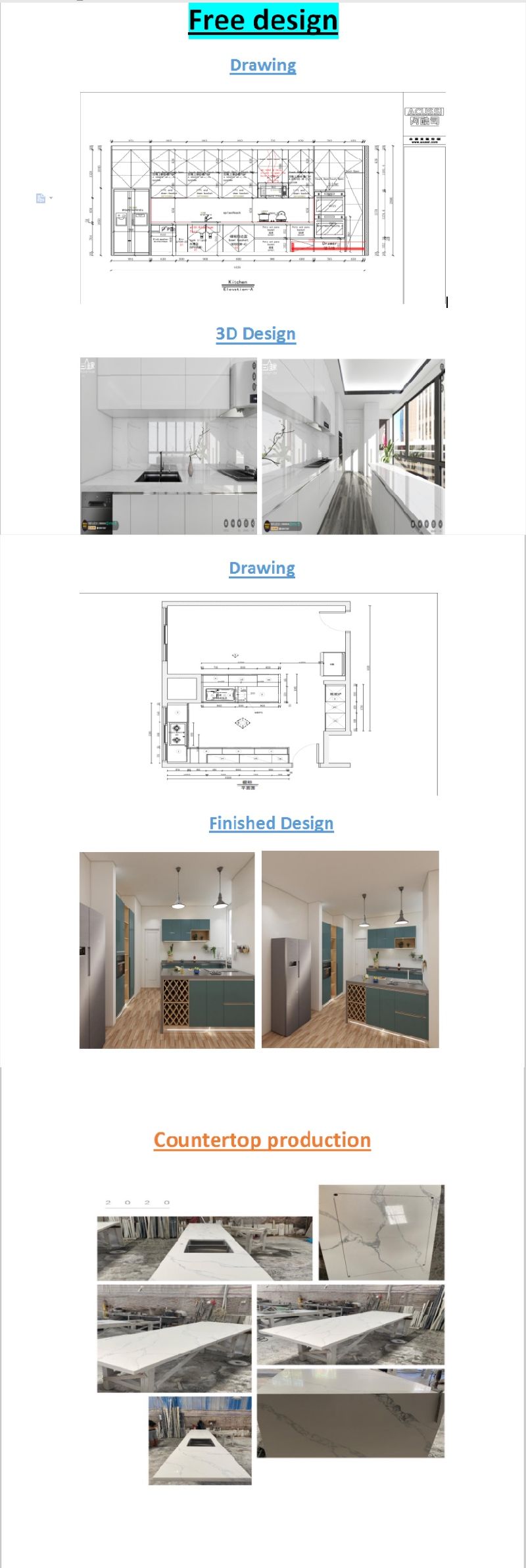 Modern Design Germany Standard Frankfurt Home Stainless Steel Kitchen Cabinet