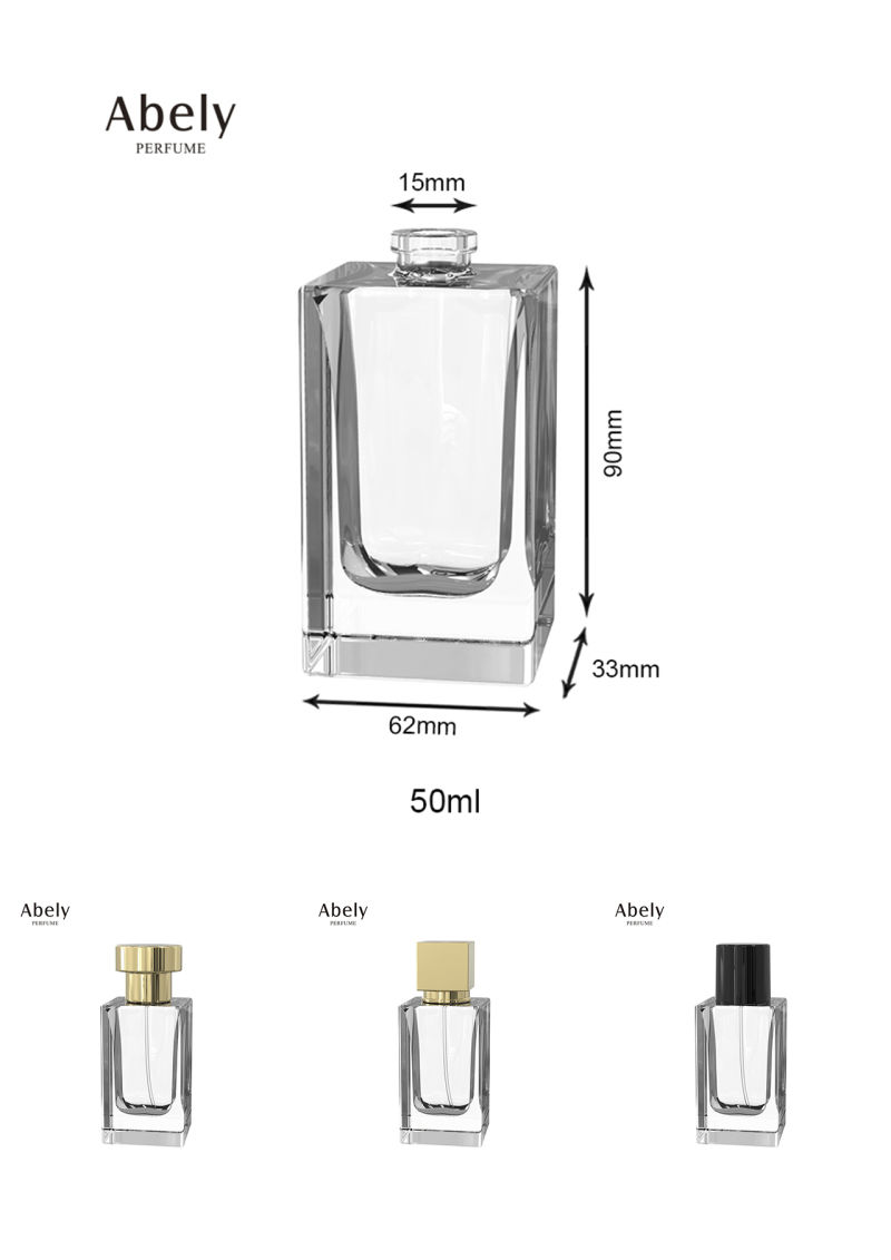 Perfume Bottle 3D Design Standard Glassware Bottles