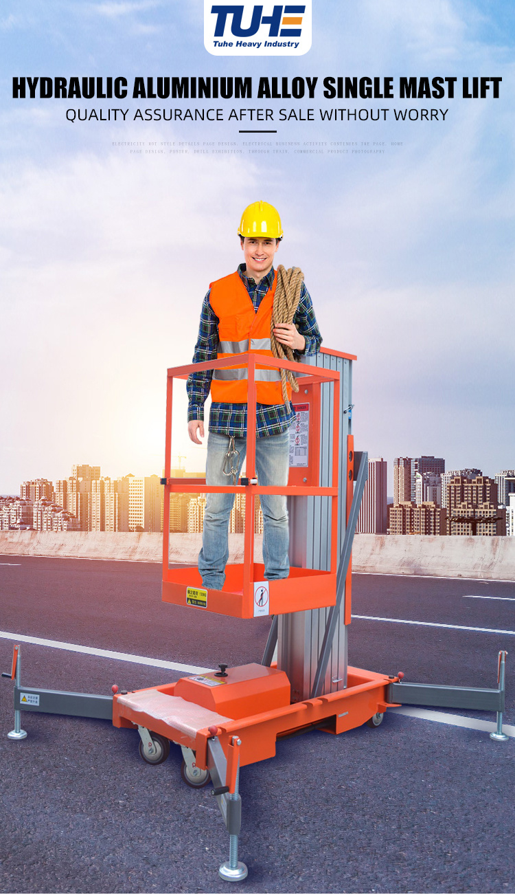 10m Electric Hydraulic Lifter Mobile Mast Lift