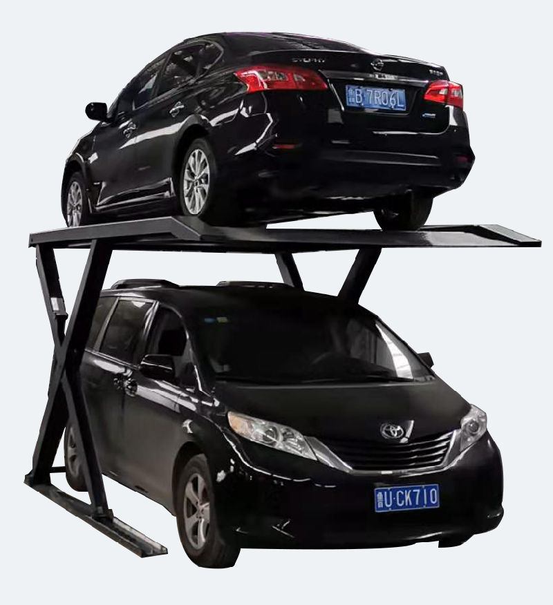 Hydraulic Scissor Garage Parking Lift for Two Cars