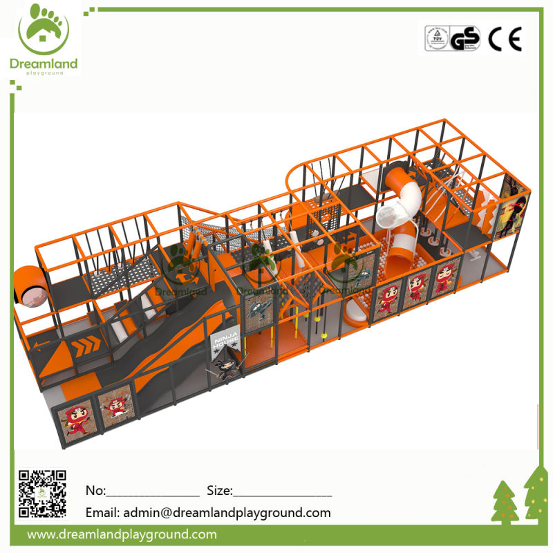 New Design Soft Play Indoor Playground Ninja School Theme Professional Amusement Park Indoor Playground
