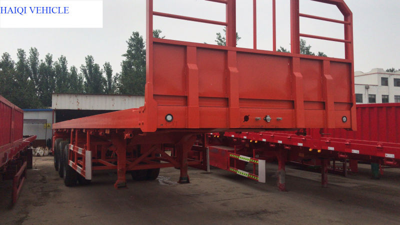 Heavy Transportation Flatbed Container Semi Trailer for Cargo Transport