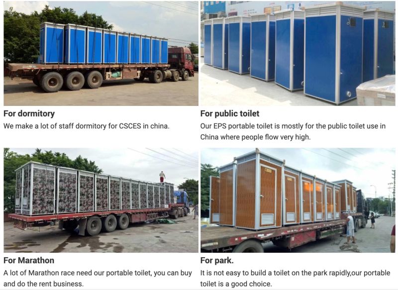 Mobile Supplier Mobile Public Mobile China with Tank Algeria Steel Mobile Public Toilet