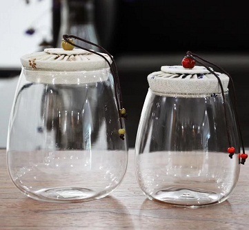 Kitchen Glassware Food Storage High Borosilicate Glass Jar