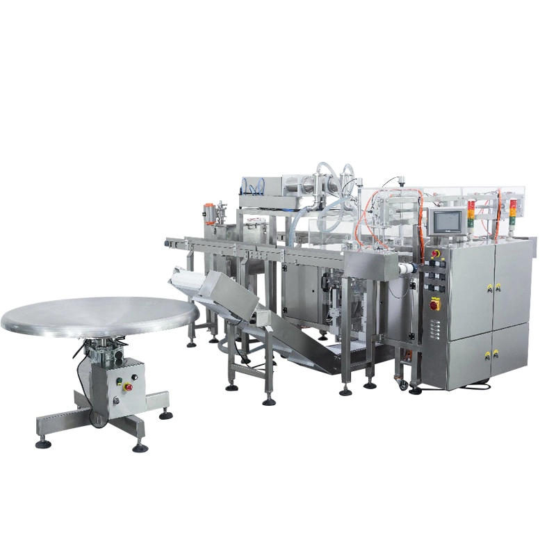 Automatic Doypack Spout Juice Filling Machine Beverage Jelly Spout Pouch Filling Packaging Machine