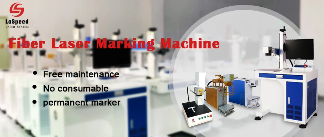 Hot Sale 20W 30W 50W 60W 100W Fiber Laser Marking Machine for Metal Materials