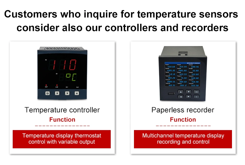 Digital Temperature Gauges Silo Temperature Sensor Long Temperature Probe