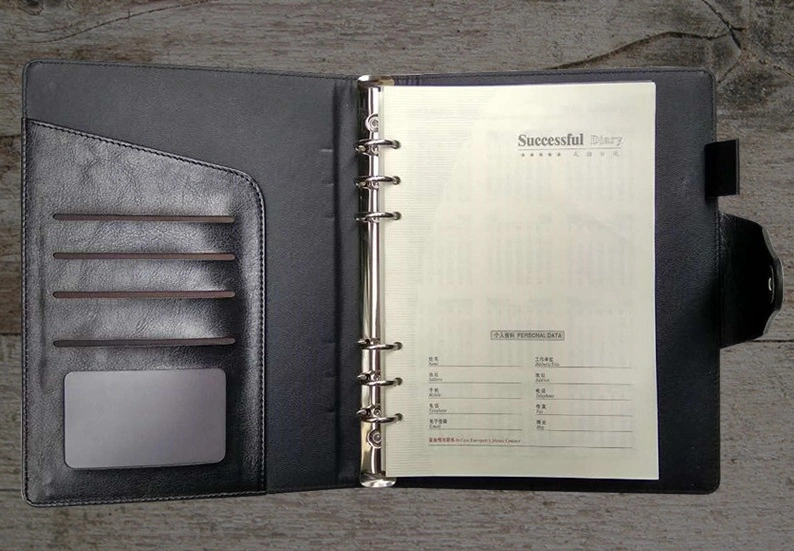 High Quality Loose Leaf Business Notebook