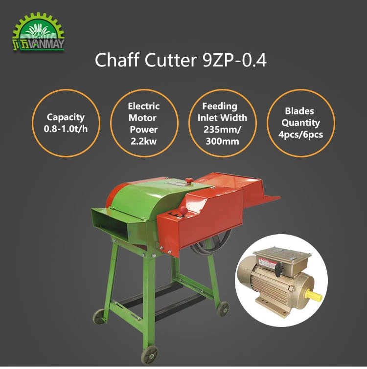 Hay Cutter Gasoline Chaff Cutter Corn Silage Chopper Machine