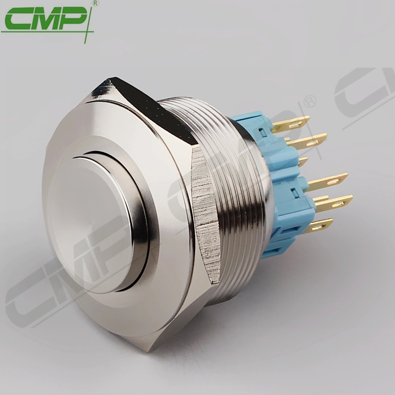 30mm Metal Push Button Switch No Nc Latching on off Button Switch