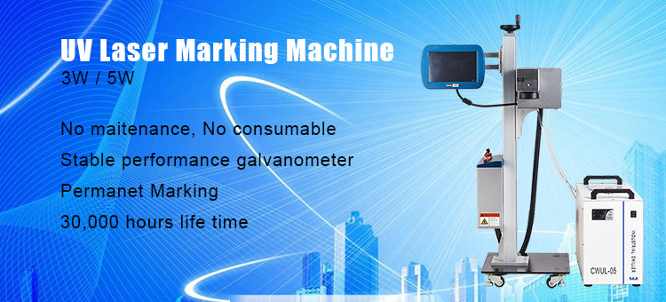 UV Barcode Qr Code Online Laser Marking Machine Printer on HDPE/Filmed Paperboard