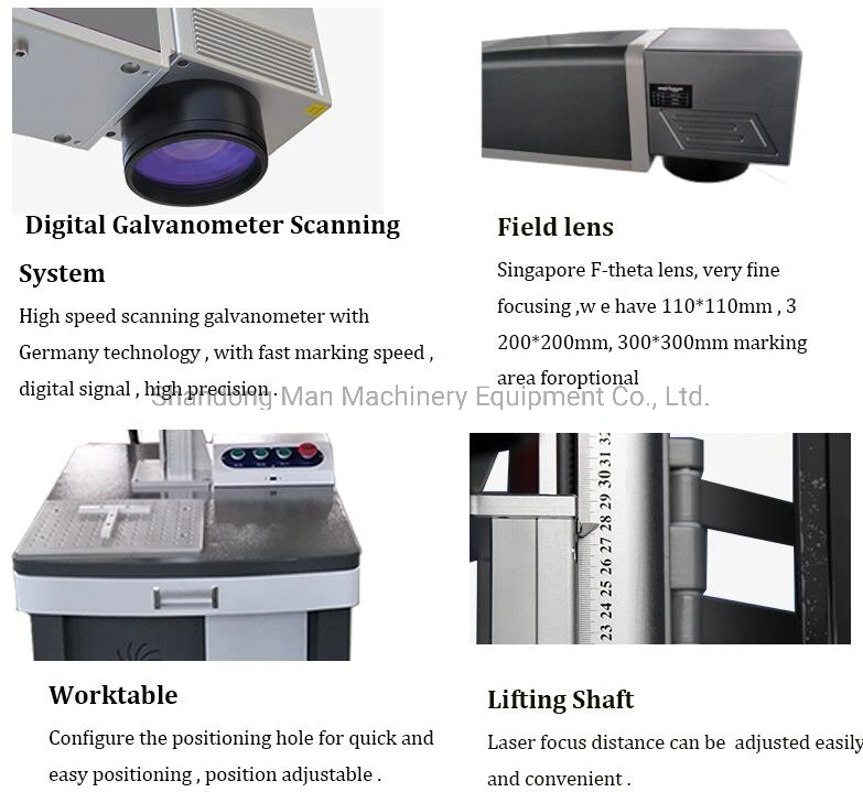 3D UV Marking Machine with New Enclosed Cover for Metal and Nonmetal