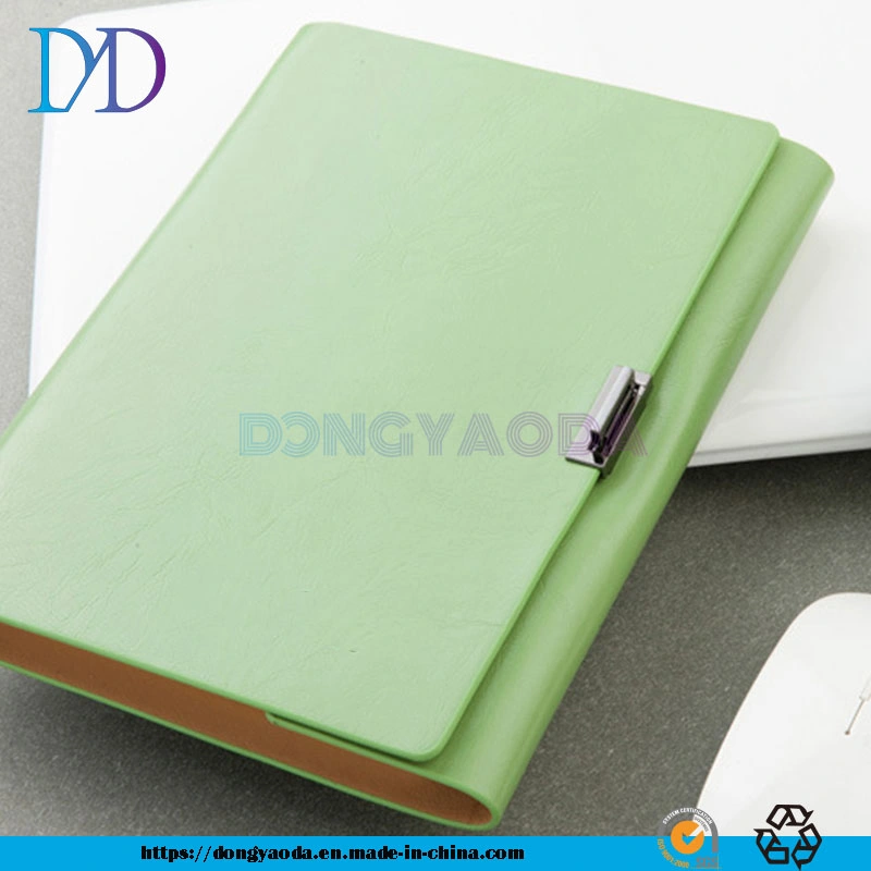 Custom Soft Leather Loose-Leaf Notebook A5, Printed Corporate Logo Book