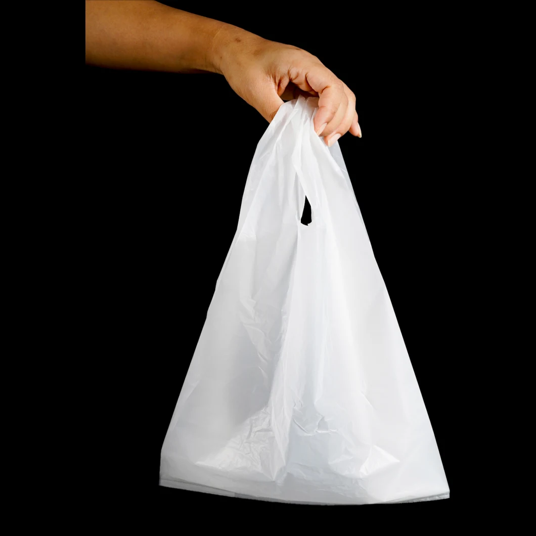 Cornstarch Made Biodegradable Supermarket Plastic Carry Shopping Bags