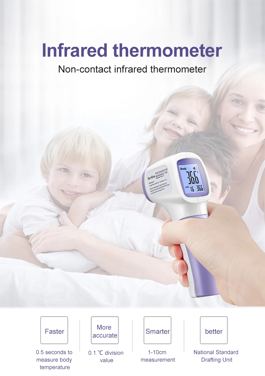 Infra-Red Thermometer Non-Contact IR Thermometer Forehead Thermometer