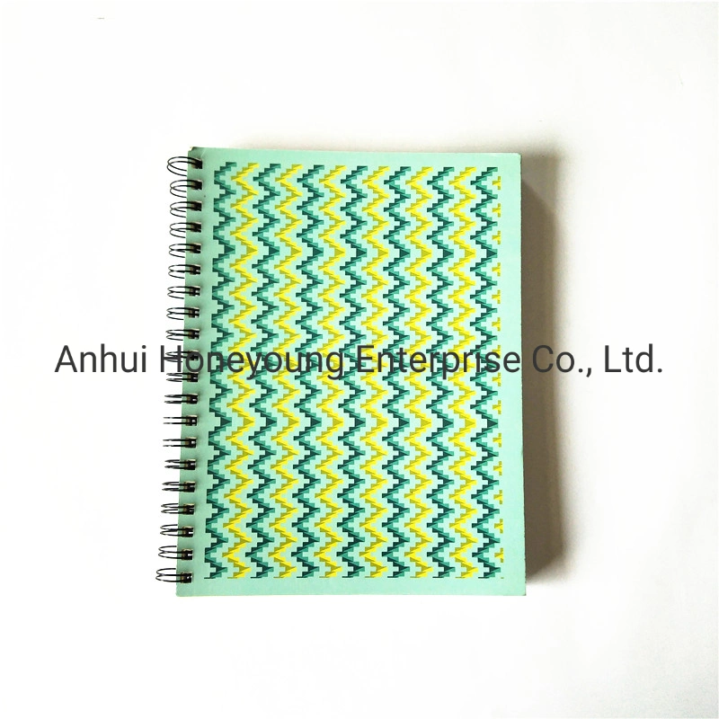 Fashion Cheap Softcover Africa Spiral Notebook with Dividers