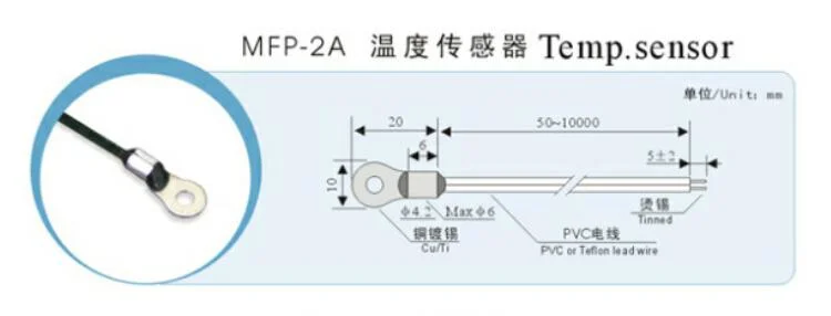 Ntc Thermistor 10K 4100 2% Ring Lug Temperature Sensor Probe