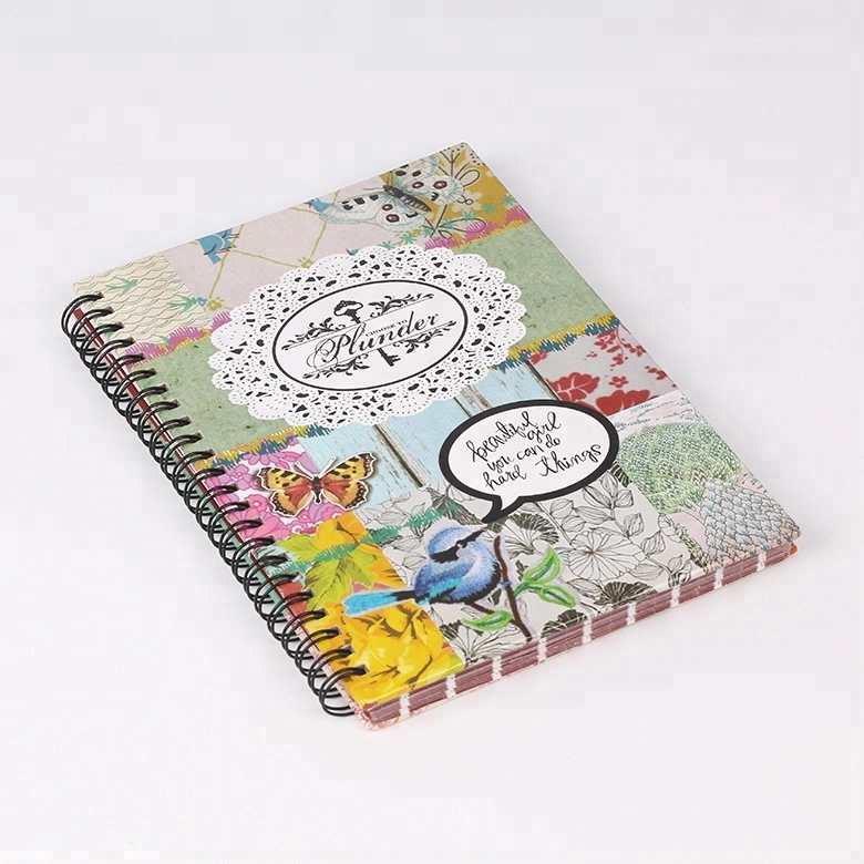 Promotional A4 A5 A6 Custom Wire Bound Hardcover Spiral Notebook