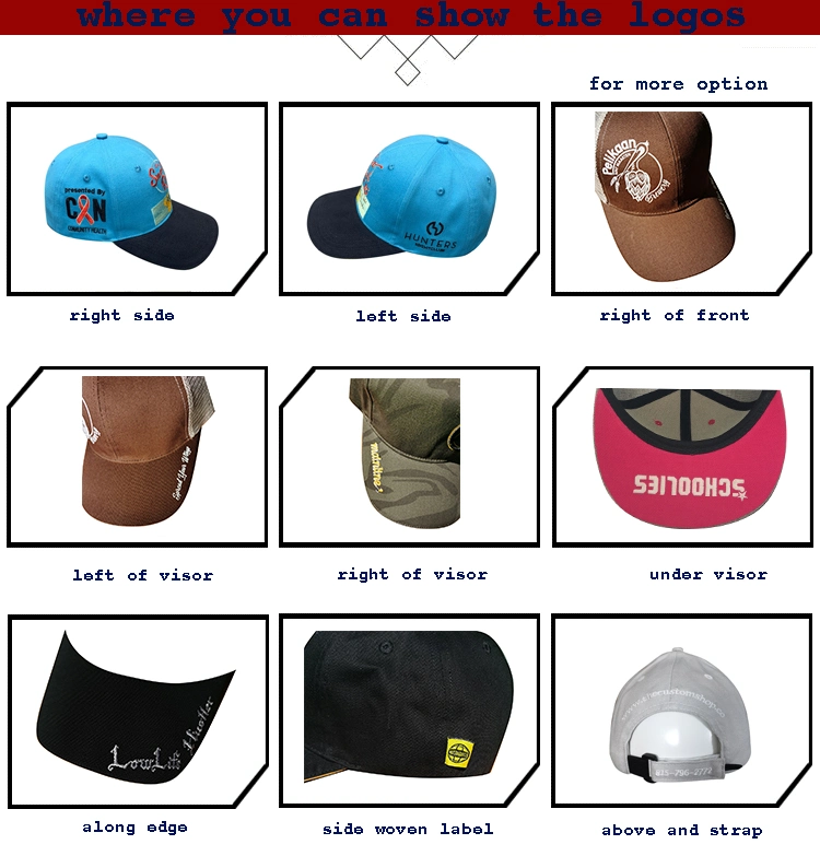 100% Cotton Fashion European Style Flat-Top Cap/Military Style Outdoor Baseball Trucker Hat Cap